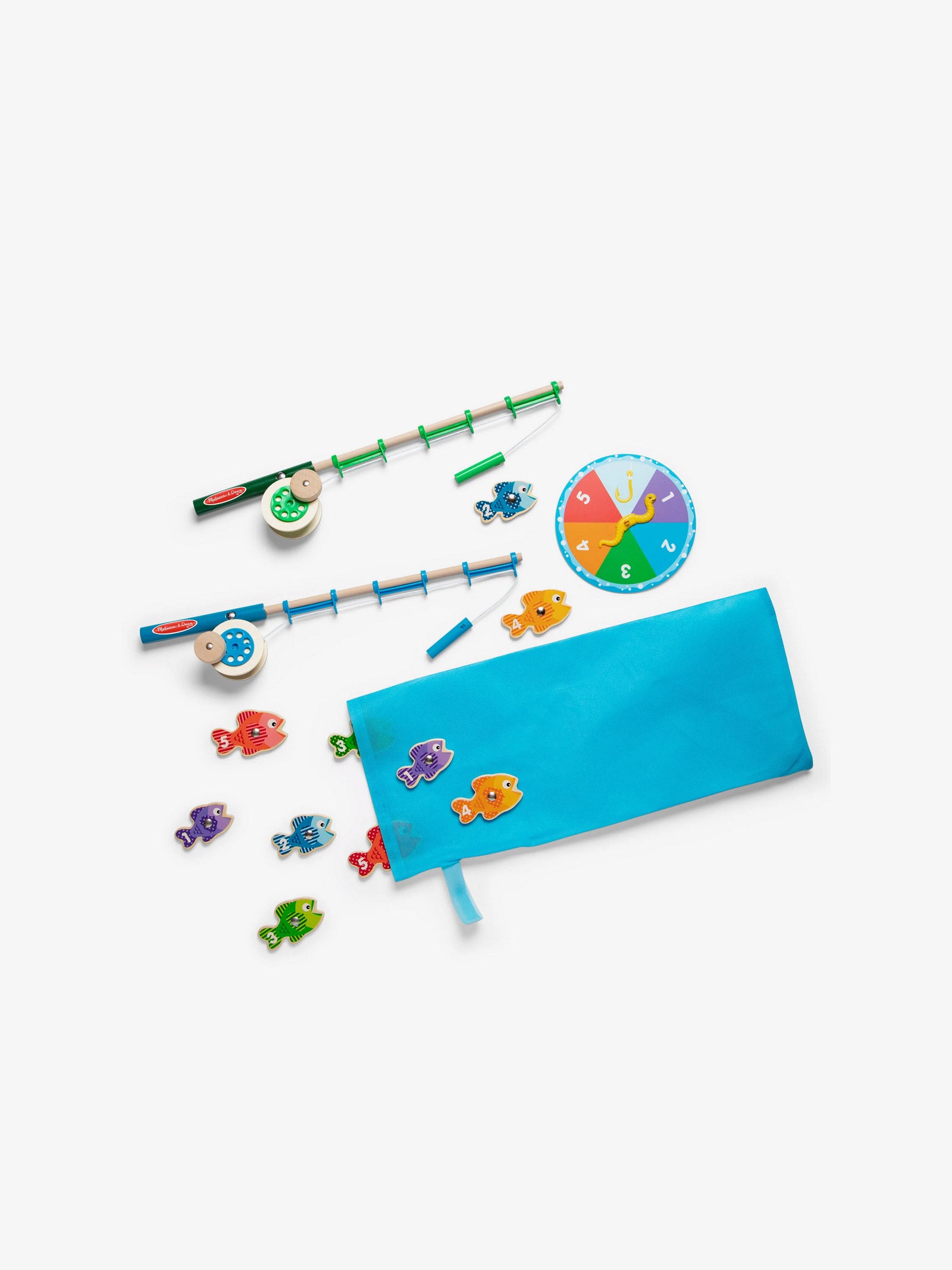 Catch & Count Wooden Magnetic Fishing Game