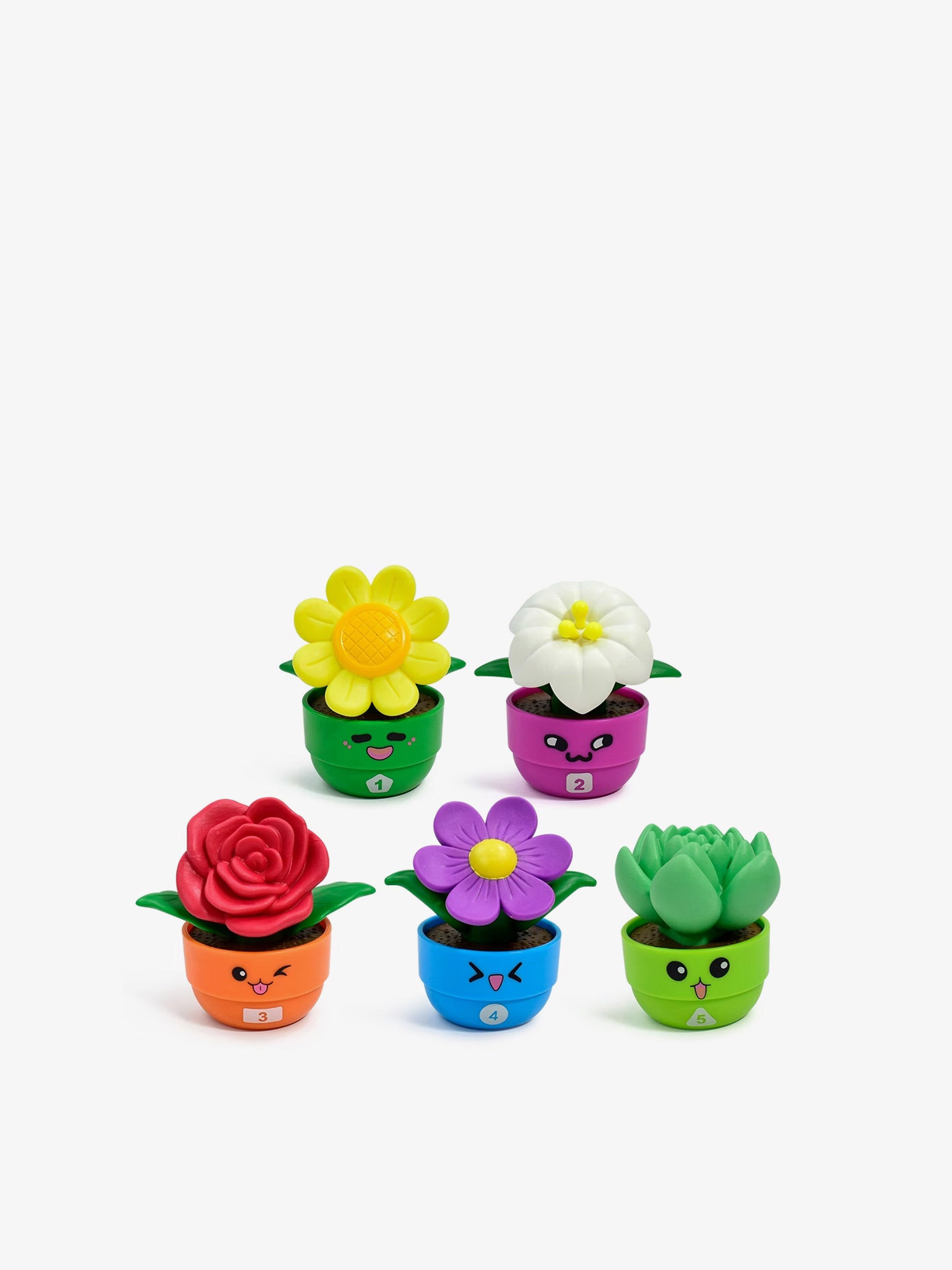 Numbered Flower Pot Matching Set (5 Piece)