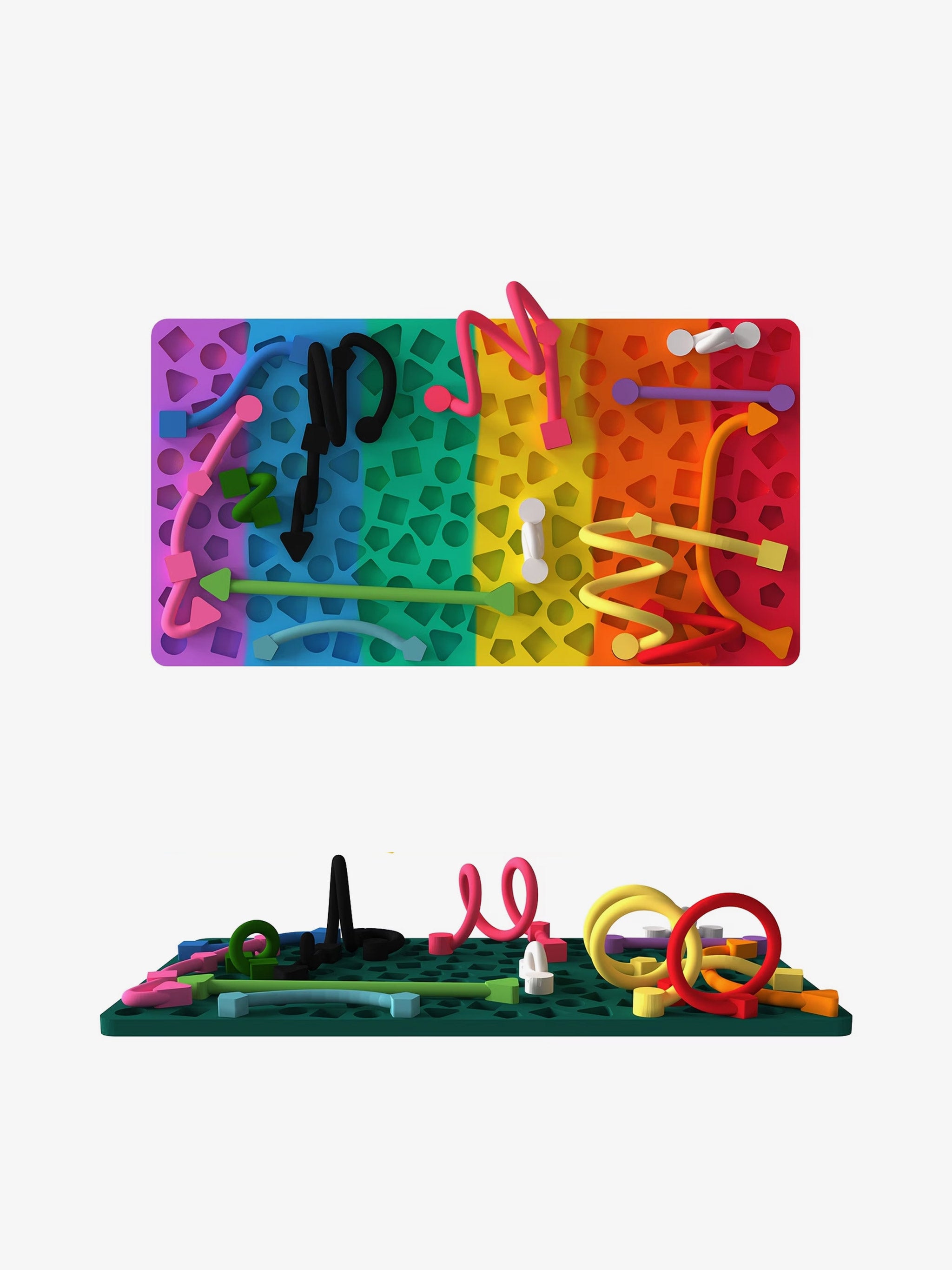 Geometric Sensory Activity Board (12 Piece)
