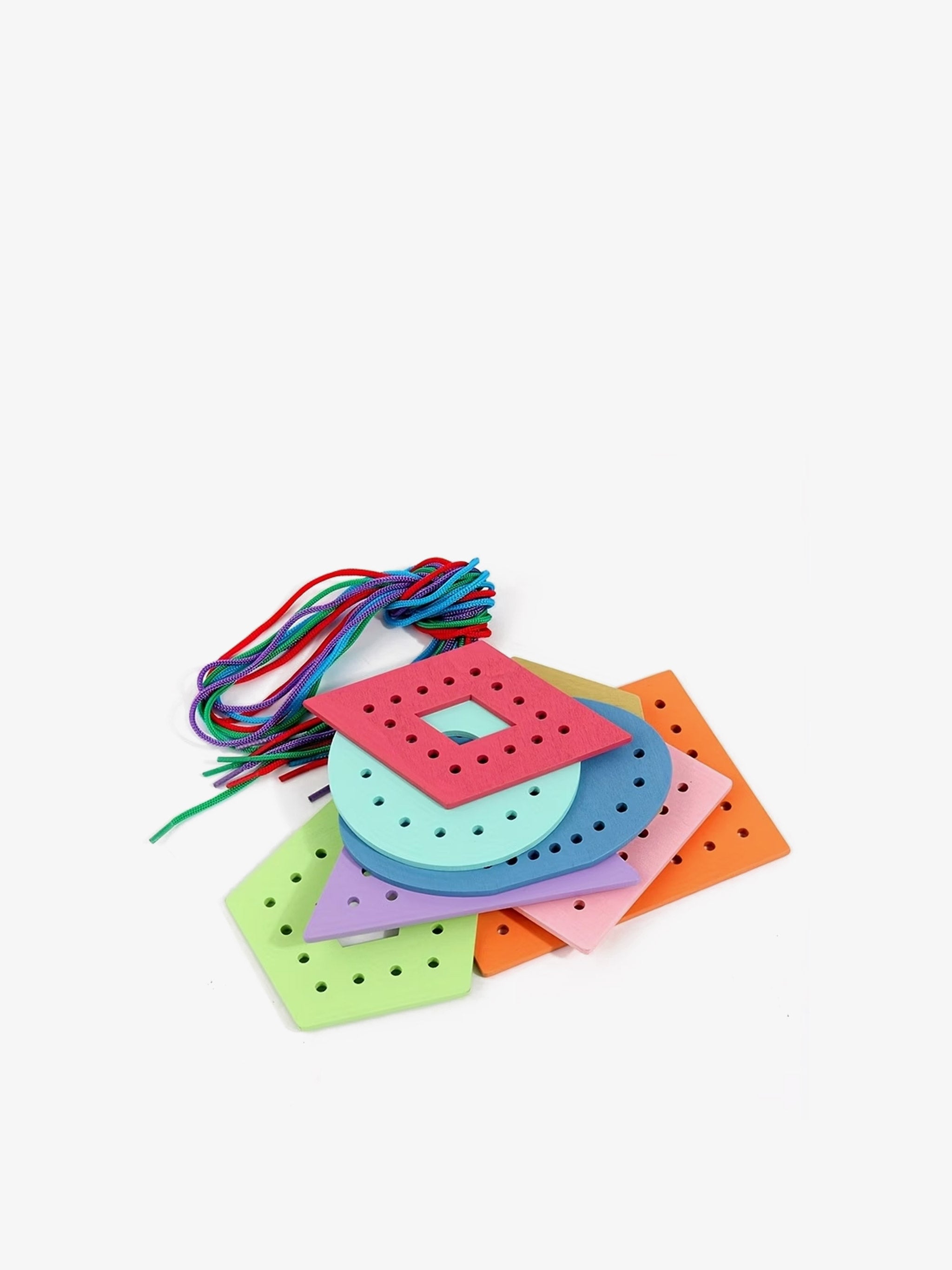 Lacing Wooden Shapes