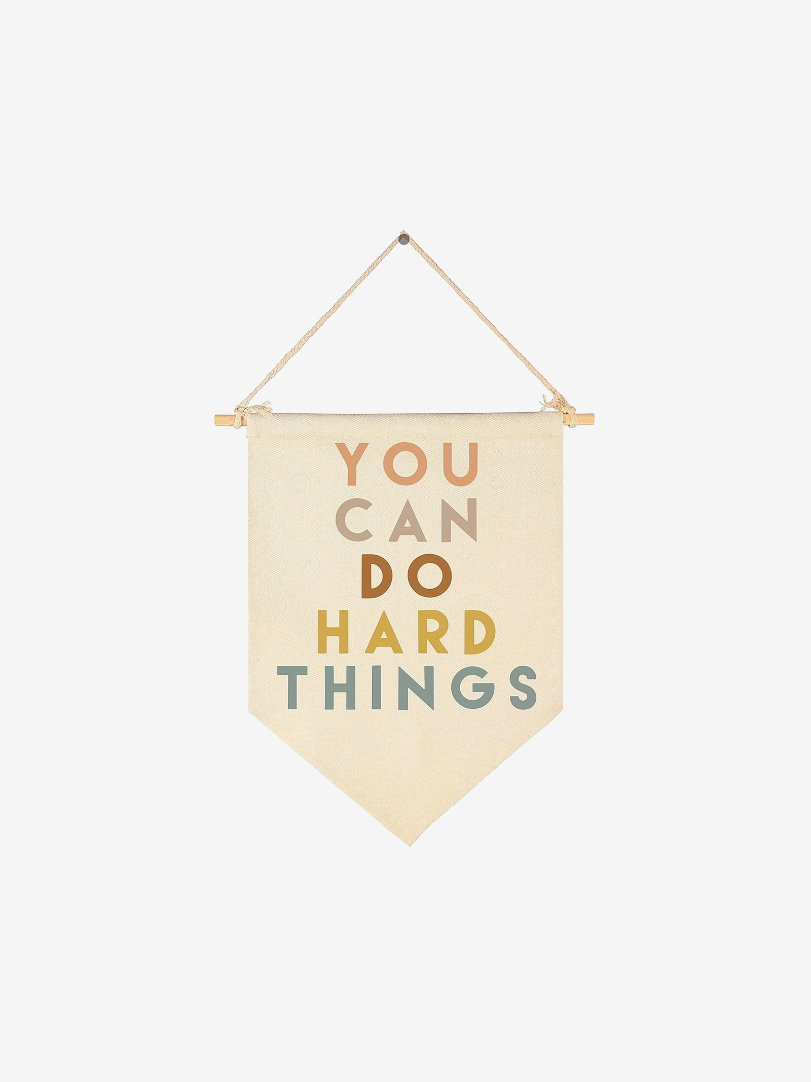 “You Can Do Hard Things” Canvas Wall Banner
