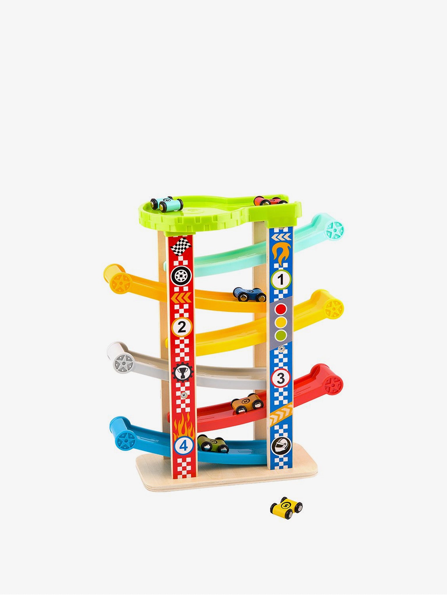 6-Track Mega Ramp Car Racer