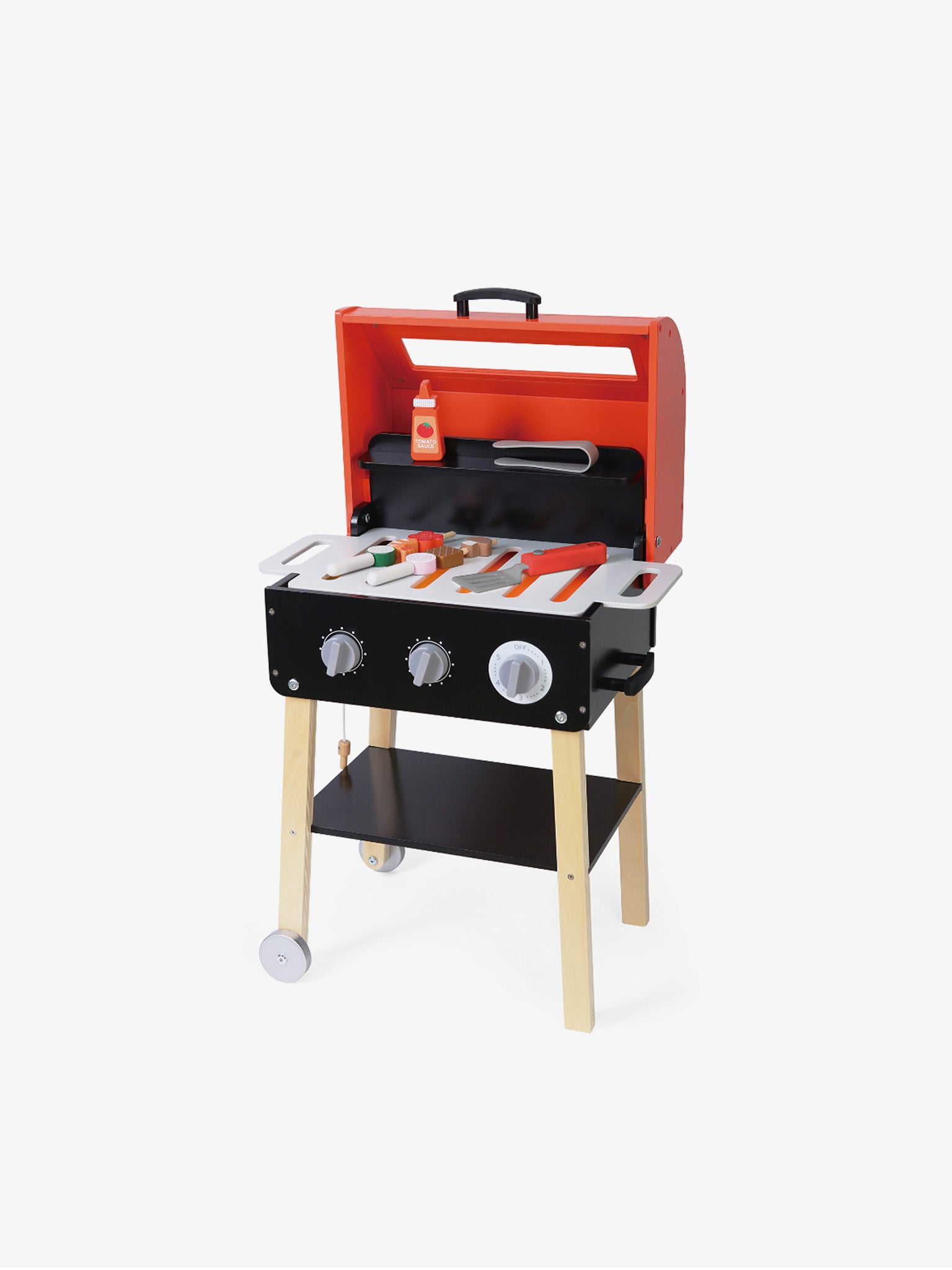 Wooden Braai Set with Lights & Sound