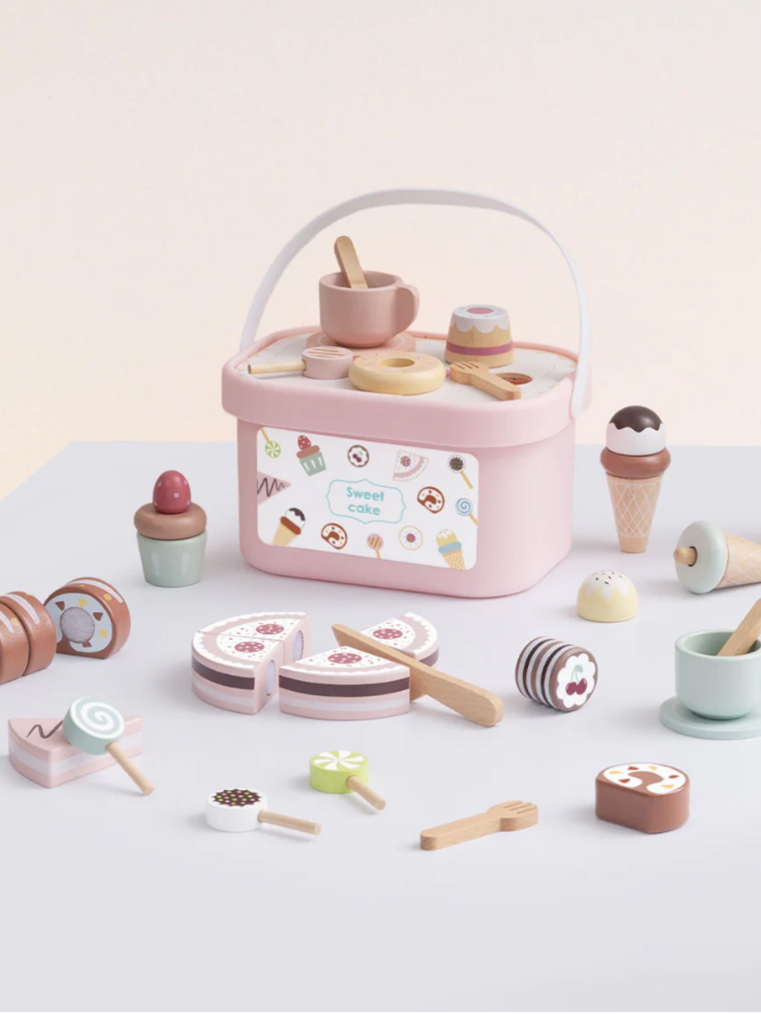 Wooden Tea Party Set