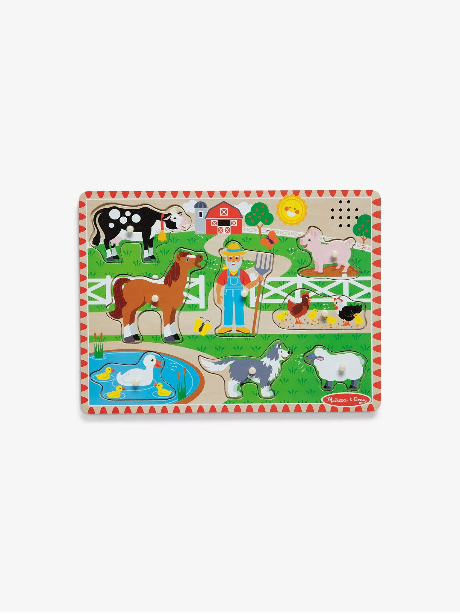 Old MacDonald's Farm Wooden Sound Puzzle (8 Piece)