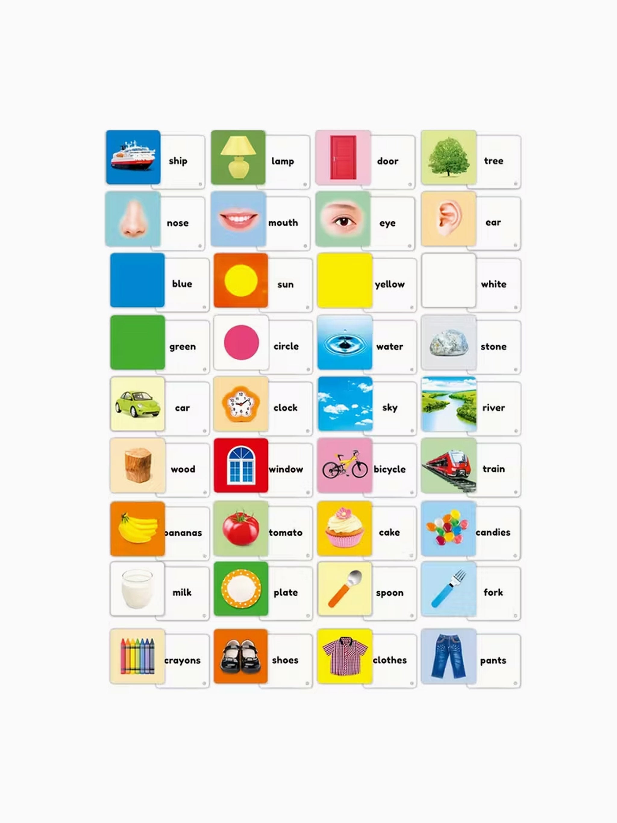 First Words Flashcard Set (54 Cards)