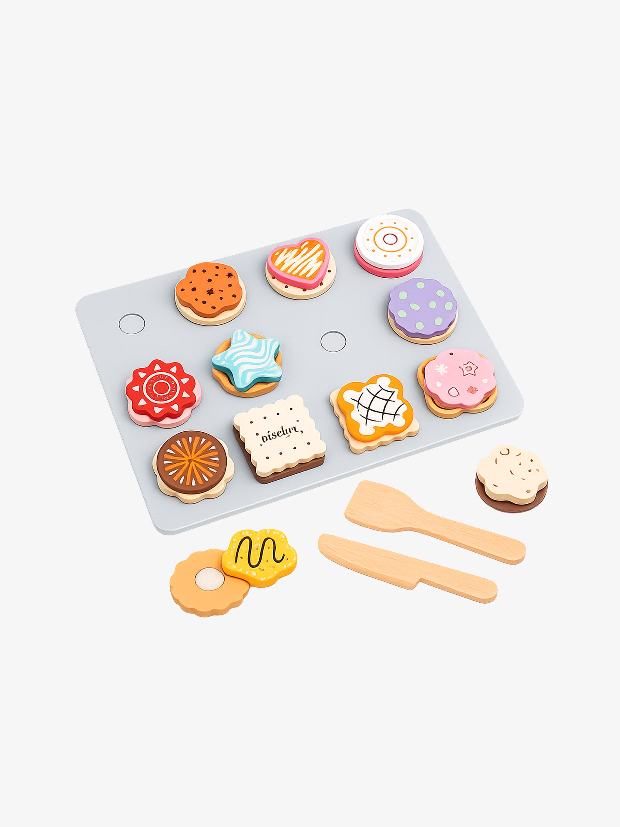 Wooden Biscuit Decorating Set (28 Piece)