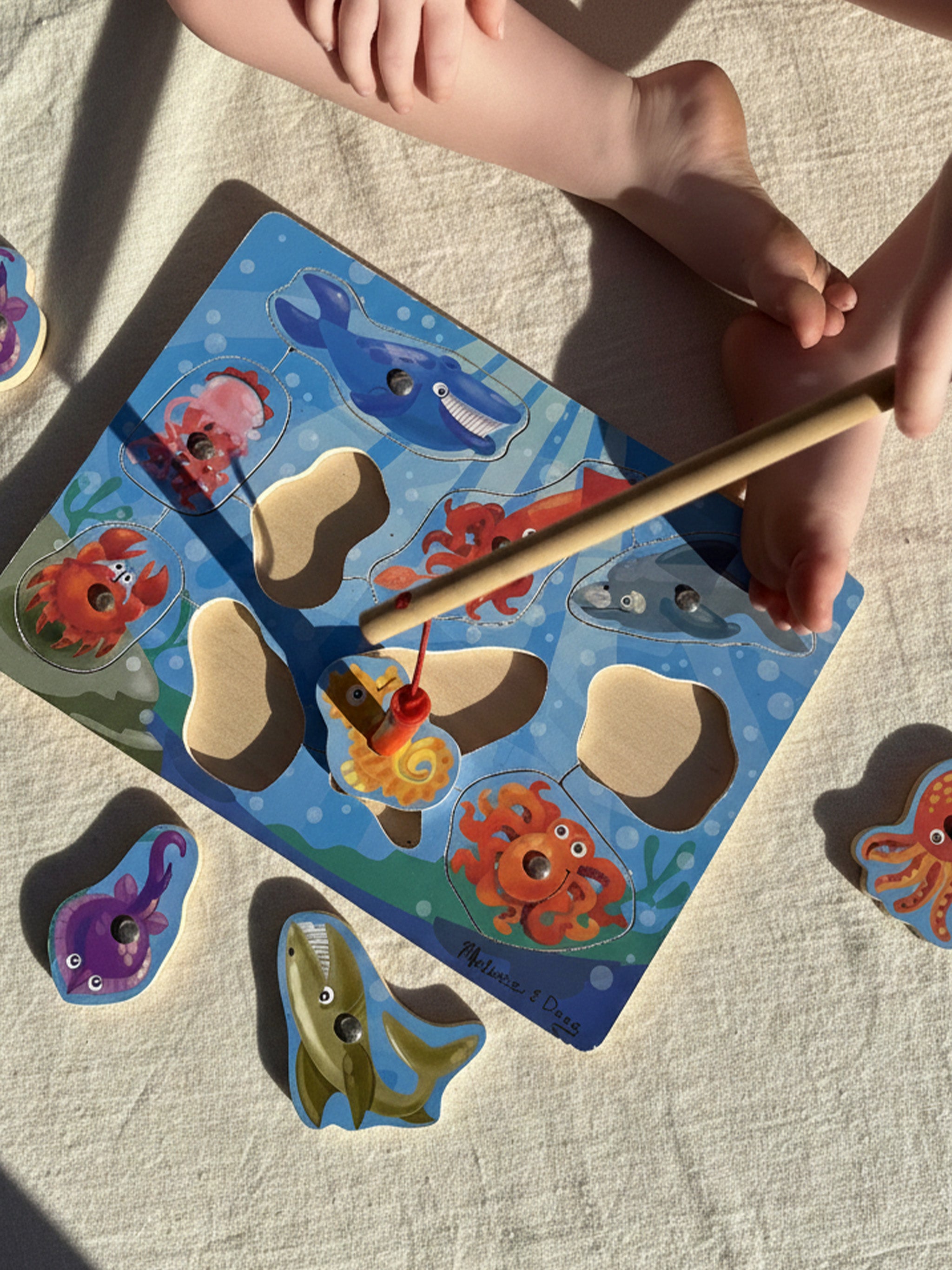 Pre-owned: Magnetic Fishing Puzzle (10 Piece)