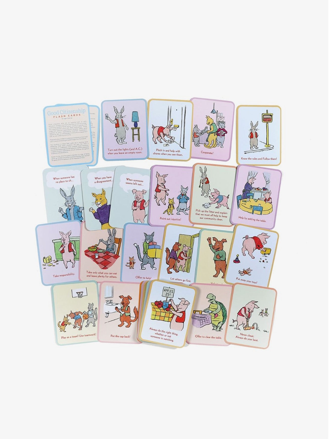 Good Citizenship Flash Cards (48 Piece)