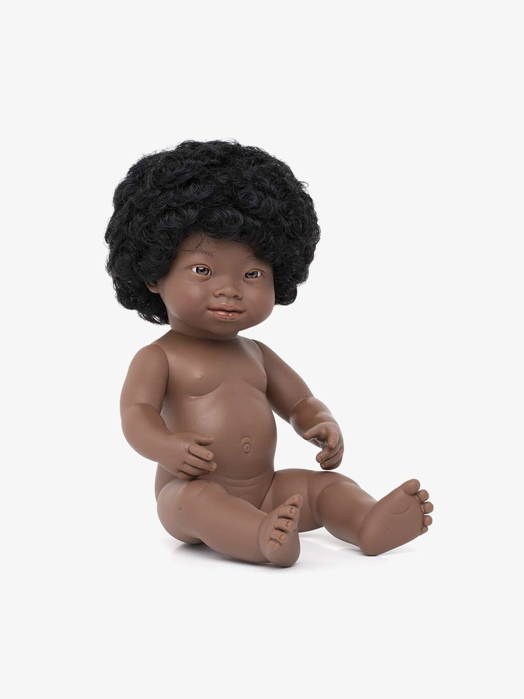 Baby Doll African Girl with Down Syndrome (38 cm)