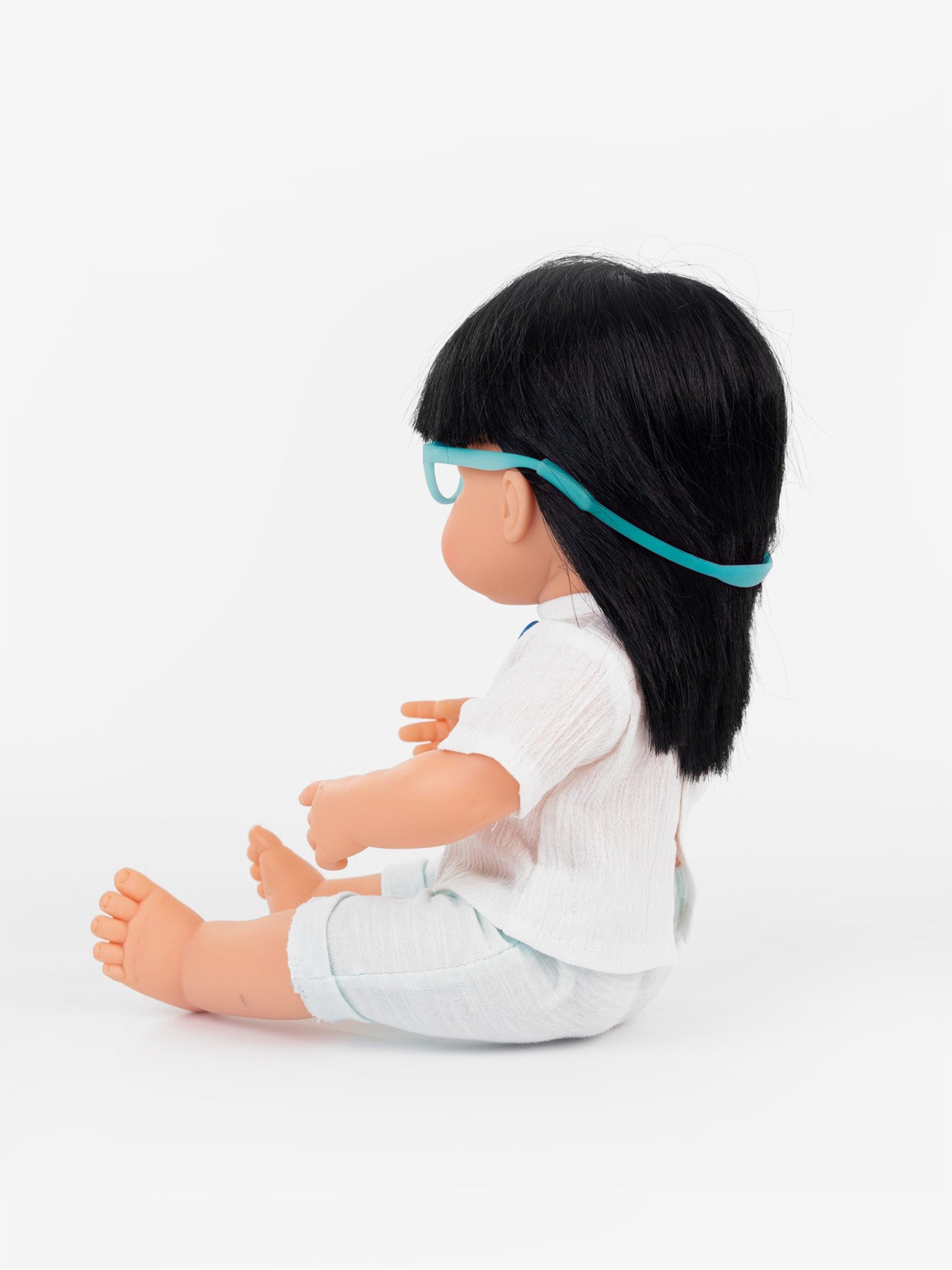 Baby Doll Asian Girl with Glasses (38 cm)