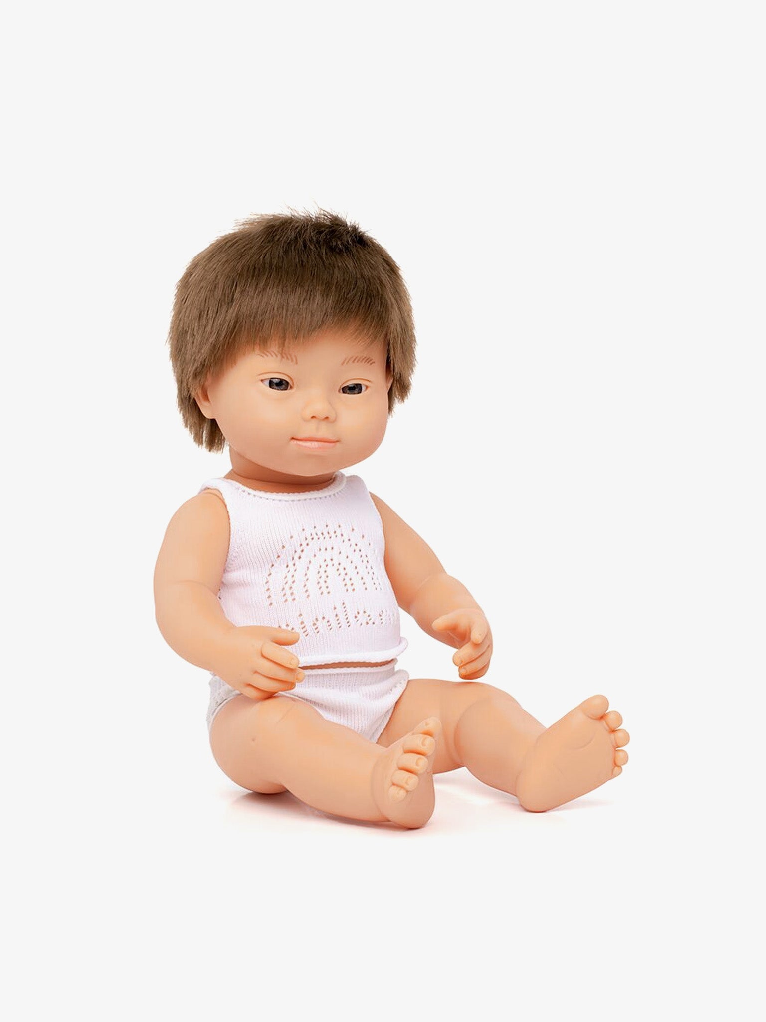 Baby Doll Caucasian Boy with Down Syndrome (38 cm)