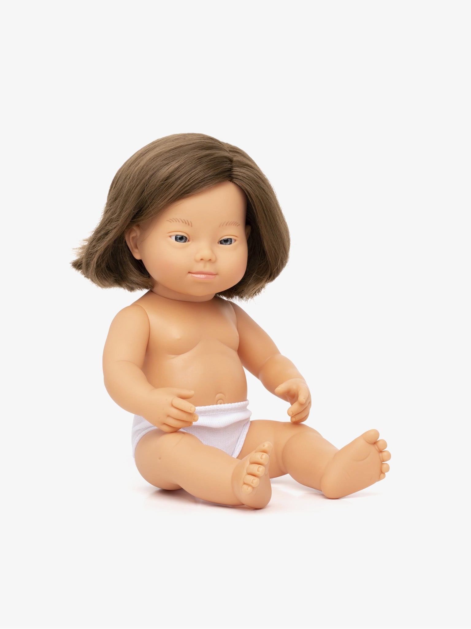 Baby Doll Caucasian Girl with Down Syndrome (38 cm)
