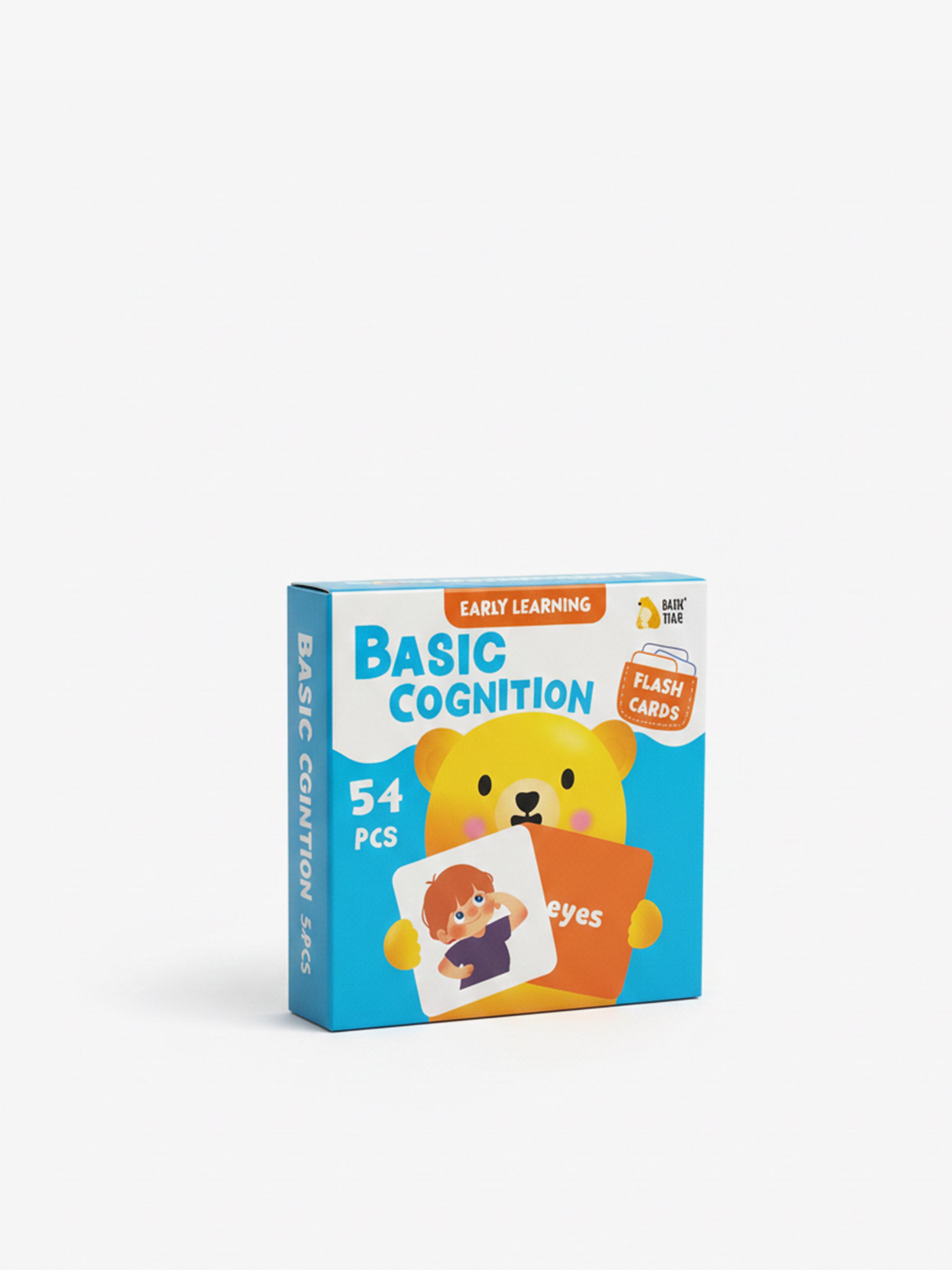 Illustrated Basic Vocabulary Flashcard Set (54 Cards)