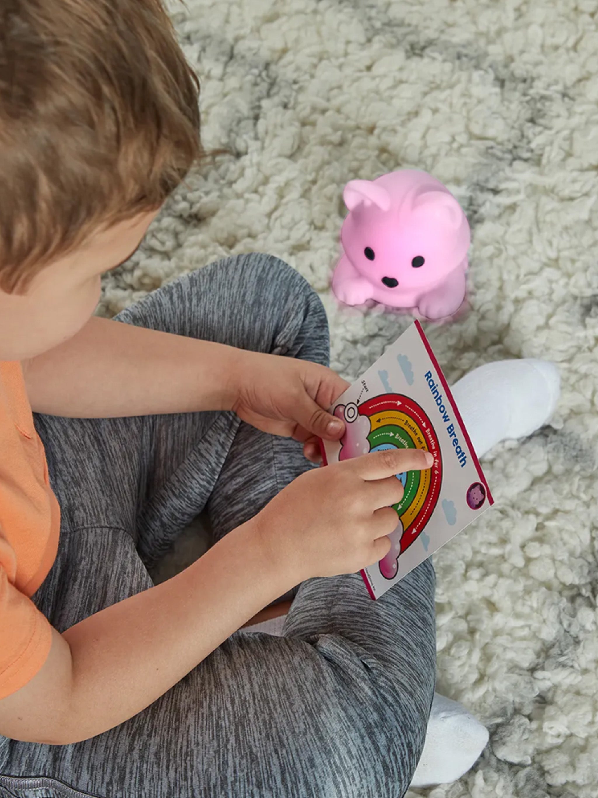 Luna the Calming Kitty Breathing Companion Nightlight