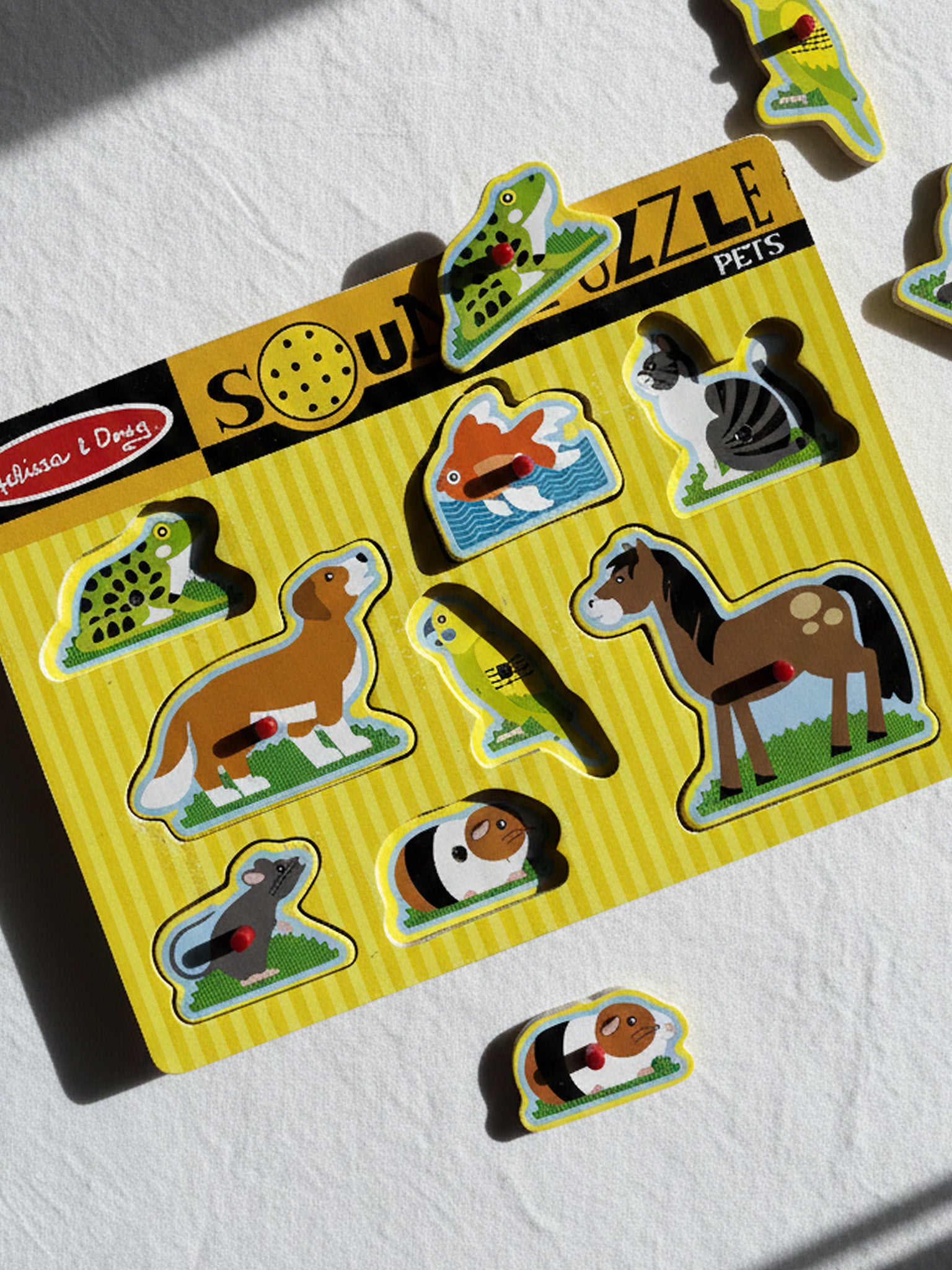 Pre-owned: Pets Wooden Sound Puzzle