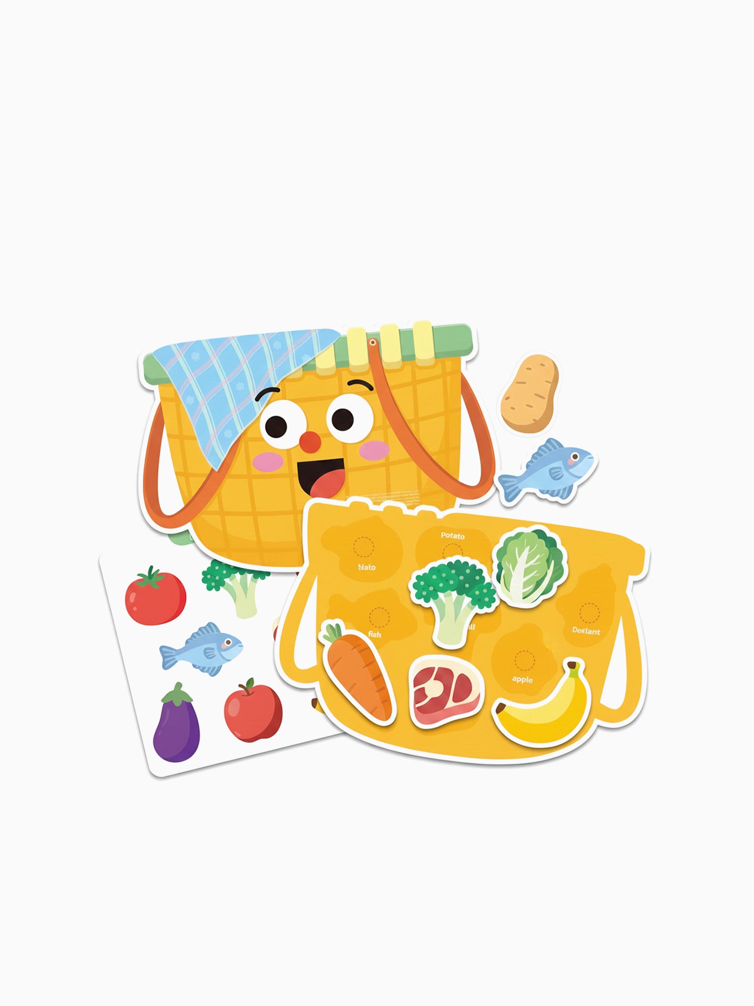 Cut-and-Place Activity Packs (Fruit & Veg Basket)