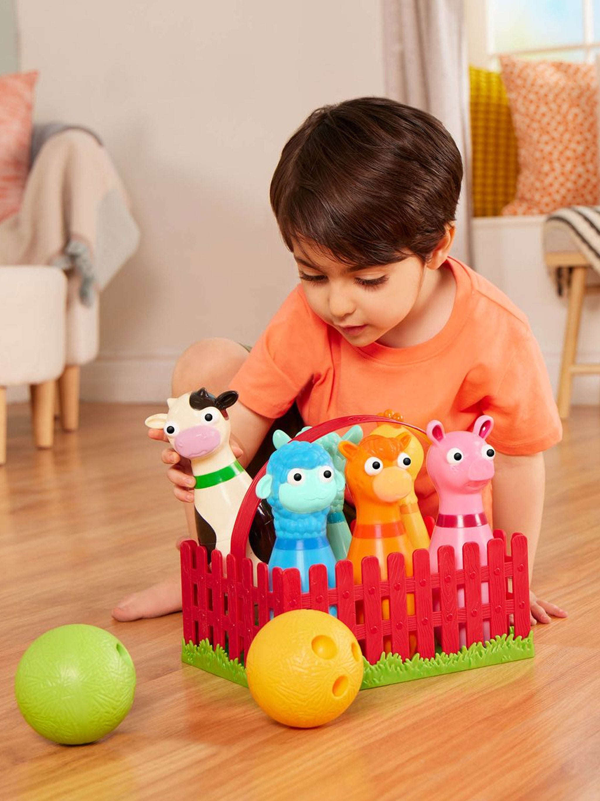 Battat Farm Bowling Set