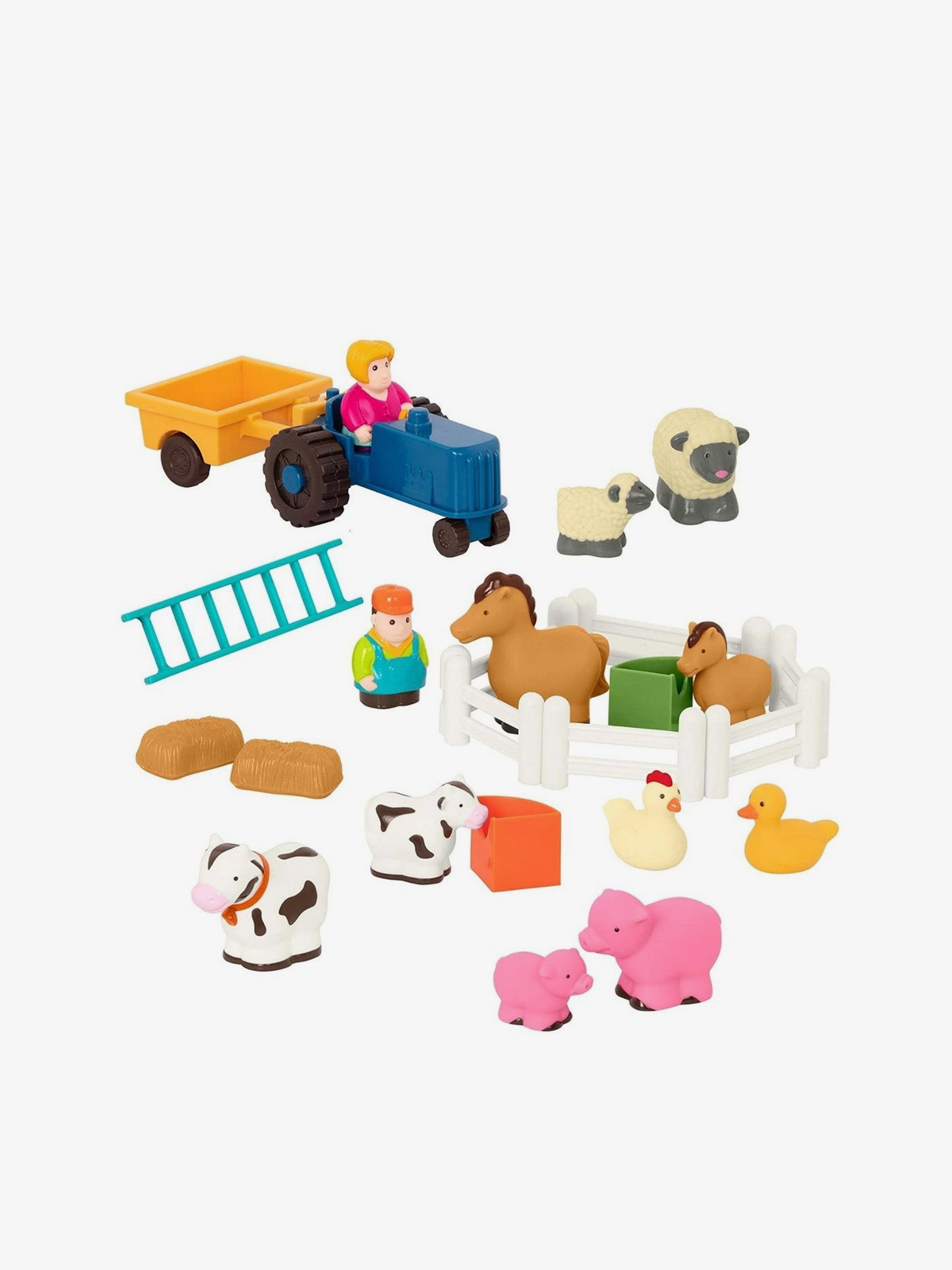Little Farmer’s Playset Farm Animals & Accessories