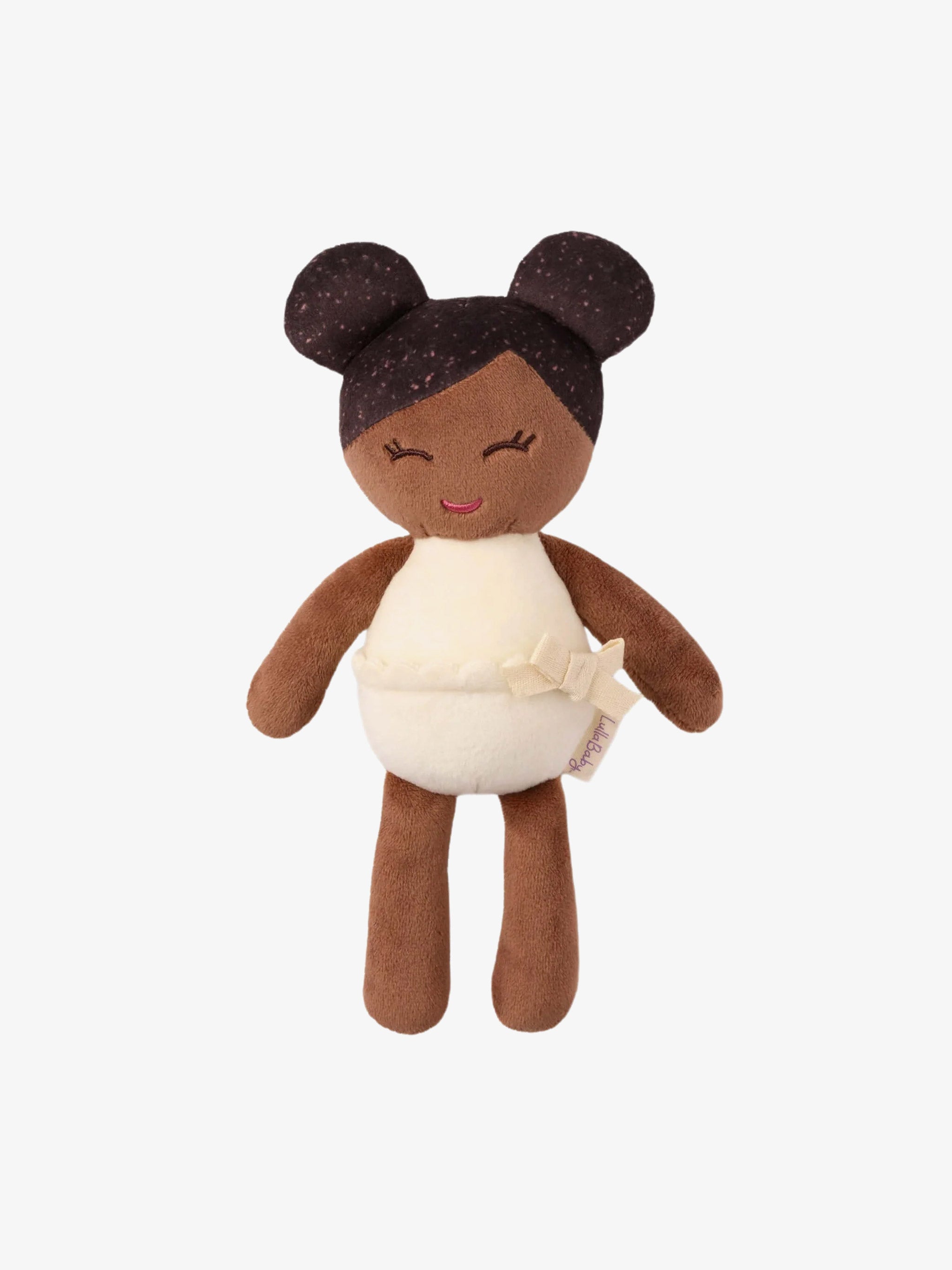 Plush Baby Bath African Girl Doll (36 cm)