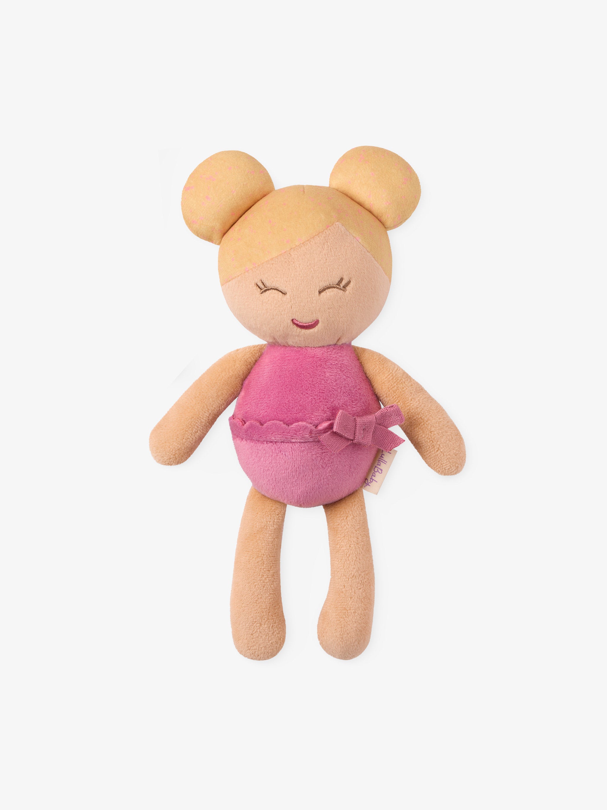 Plush Baby Bath Blonde Hair Girl Doll (36 cm)