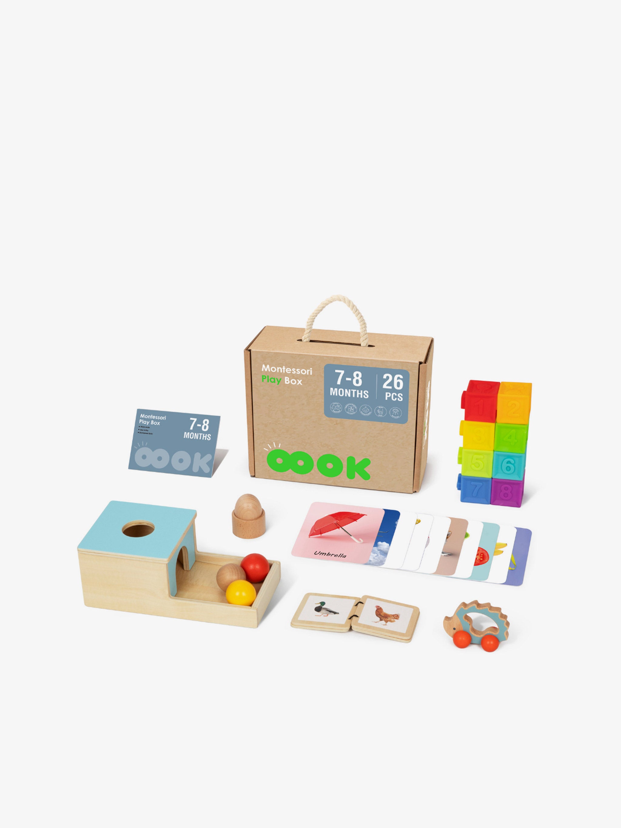 Montessori Activity Box Baby Playset (7-8 Months)