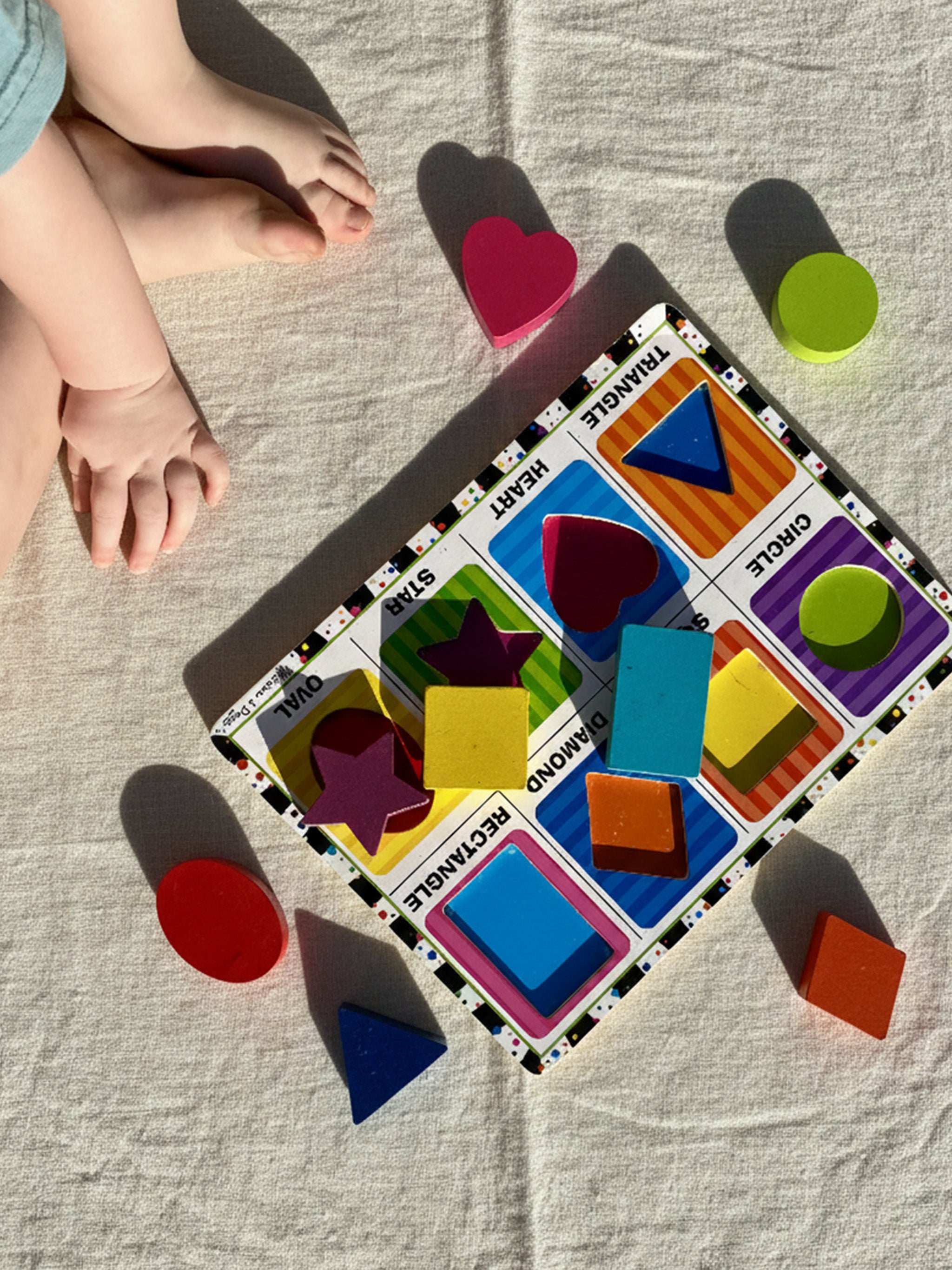 Pre-owned: Chunky Shape Puzzle (8 Piece)