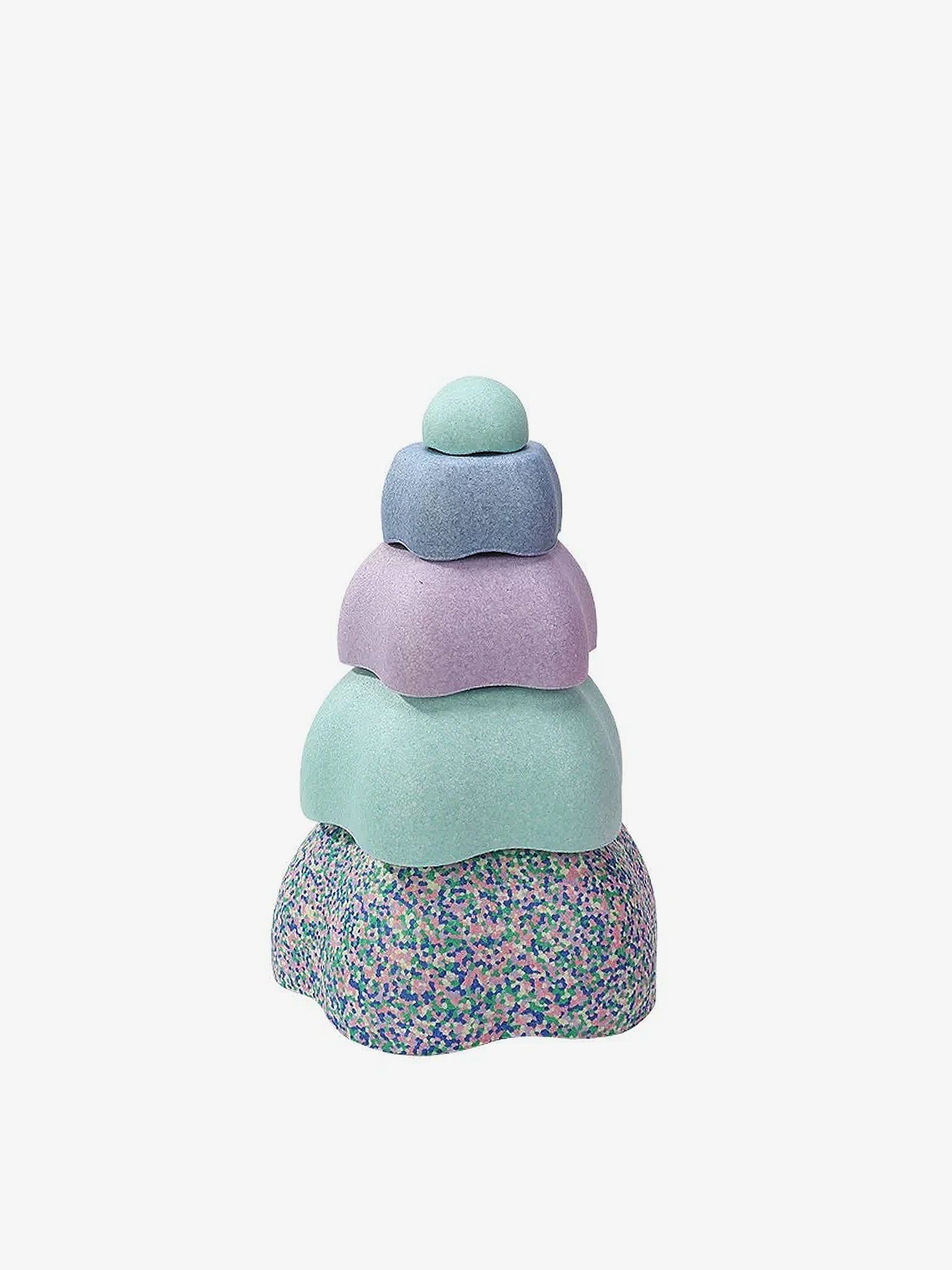 Flower Shaped Balancing Stepping Stones Set (Blue)