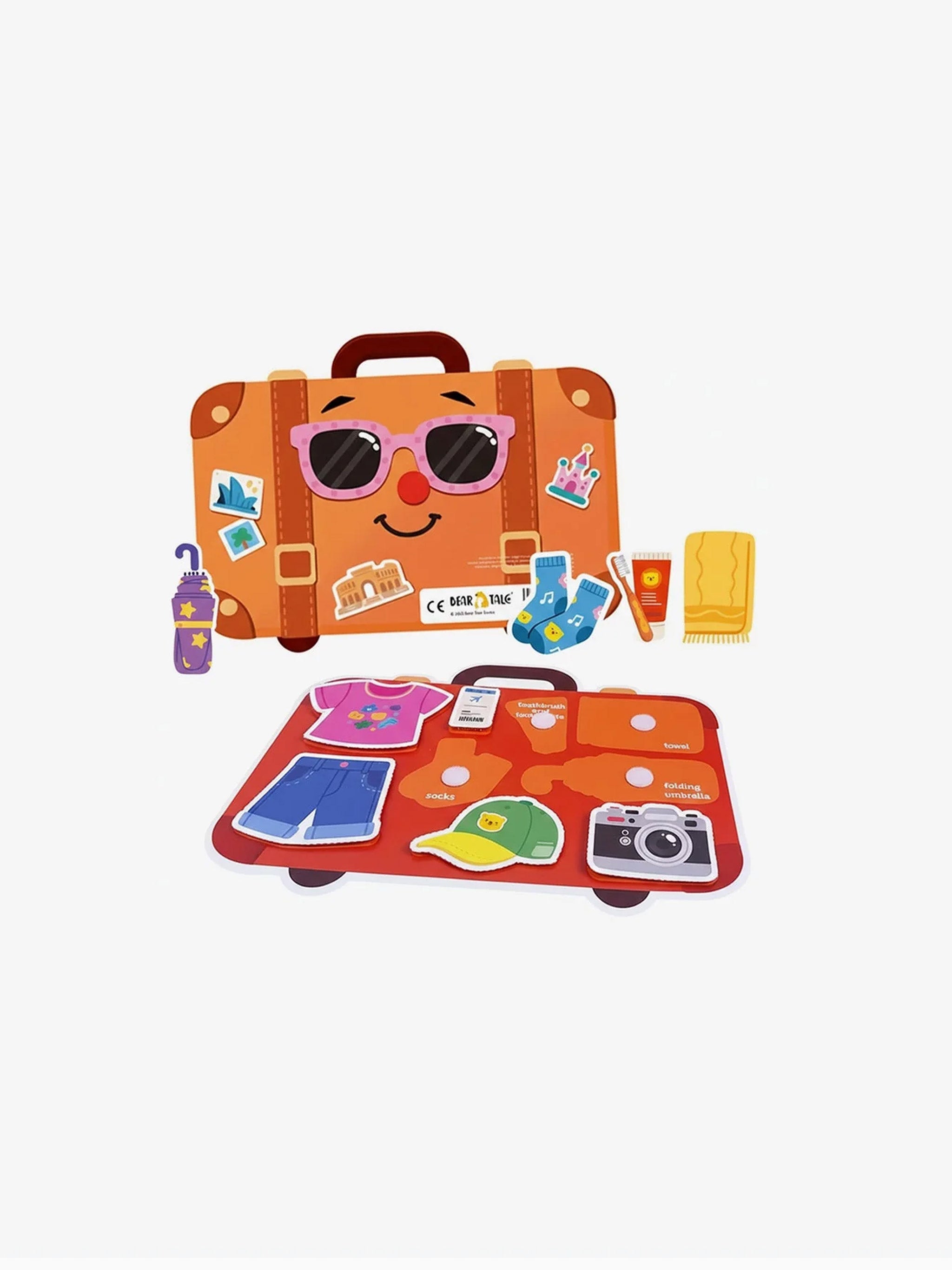 Cut-and-Place Activity Packs (Travel Suitcase)