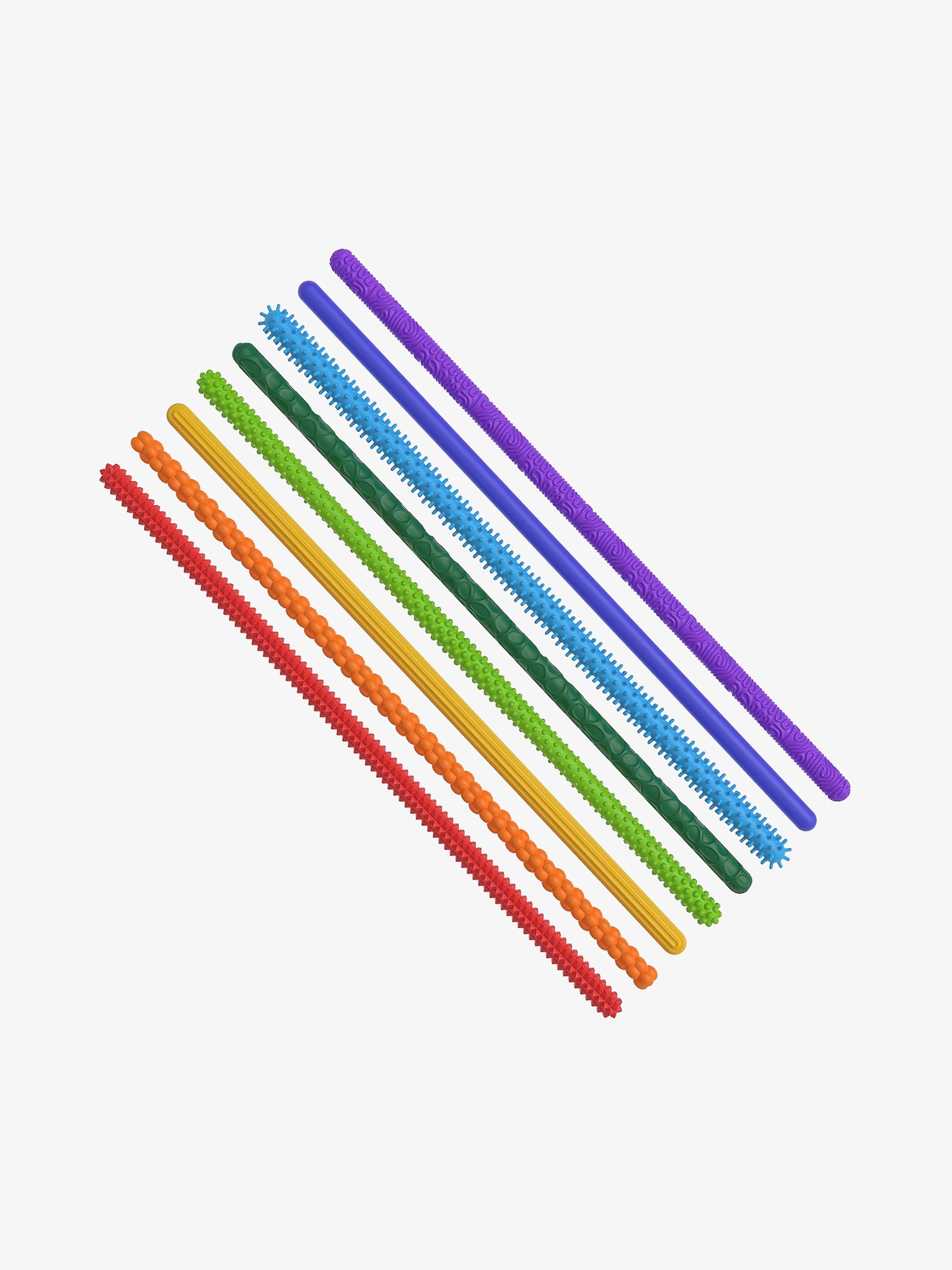 Bendable Textured Fidget Sticks (8 Piece)